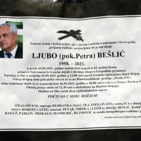 Pogreb Ljube Bešlića