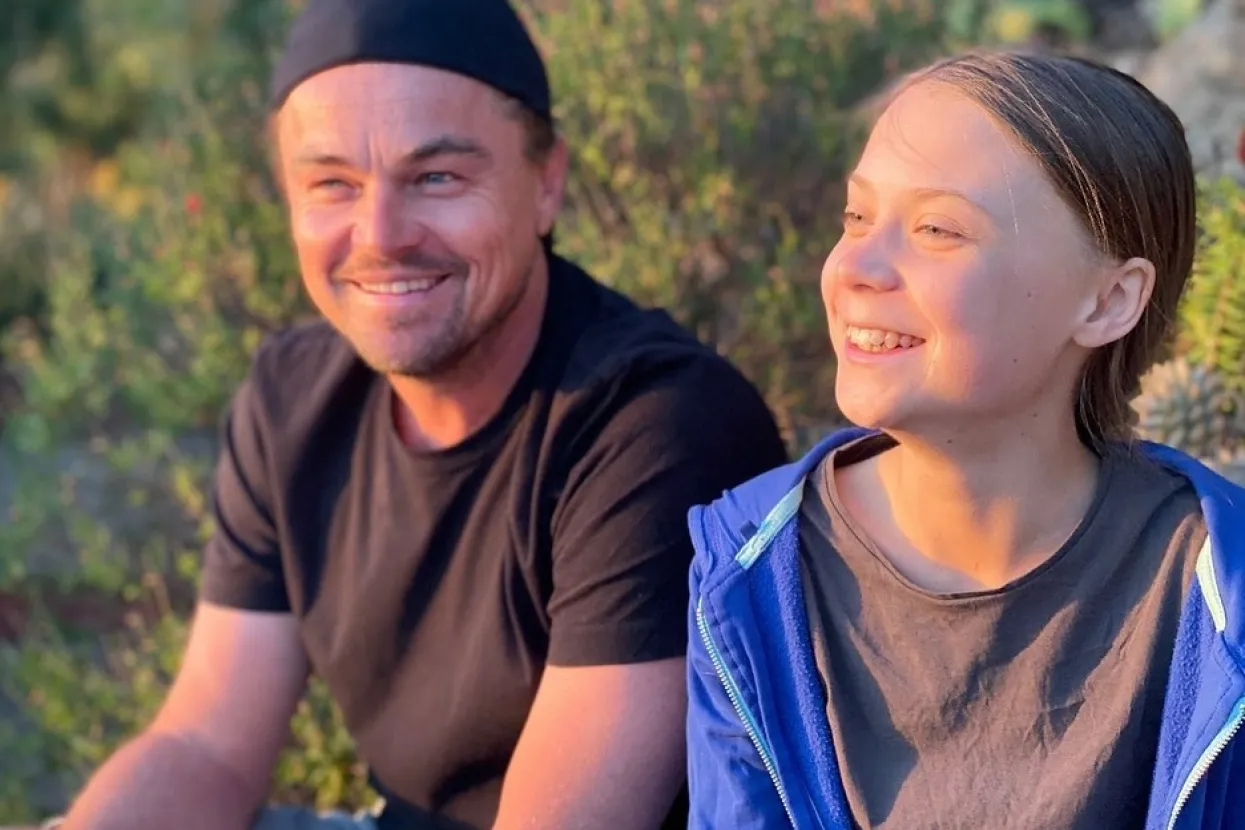 Leonardo DiCaprio i Greta Thunberg