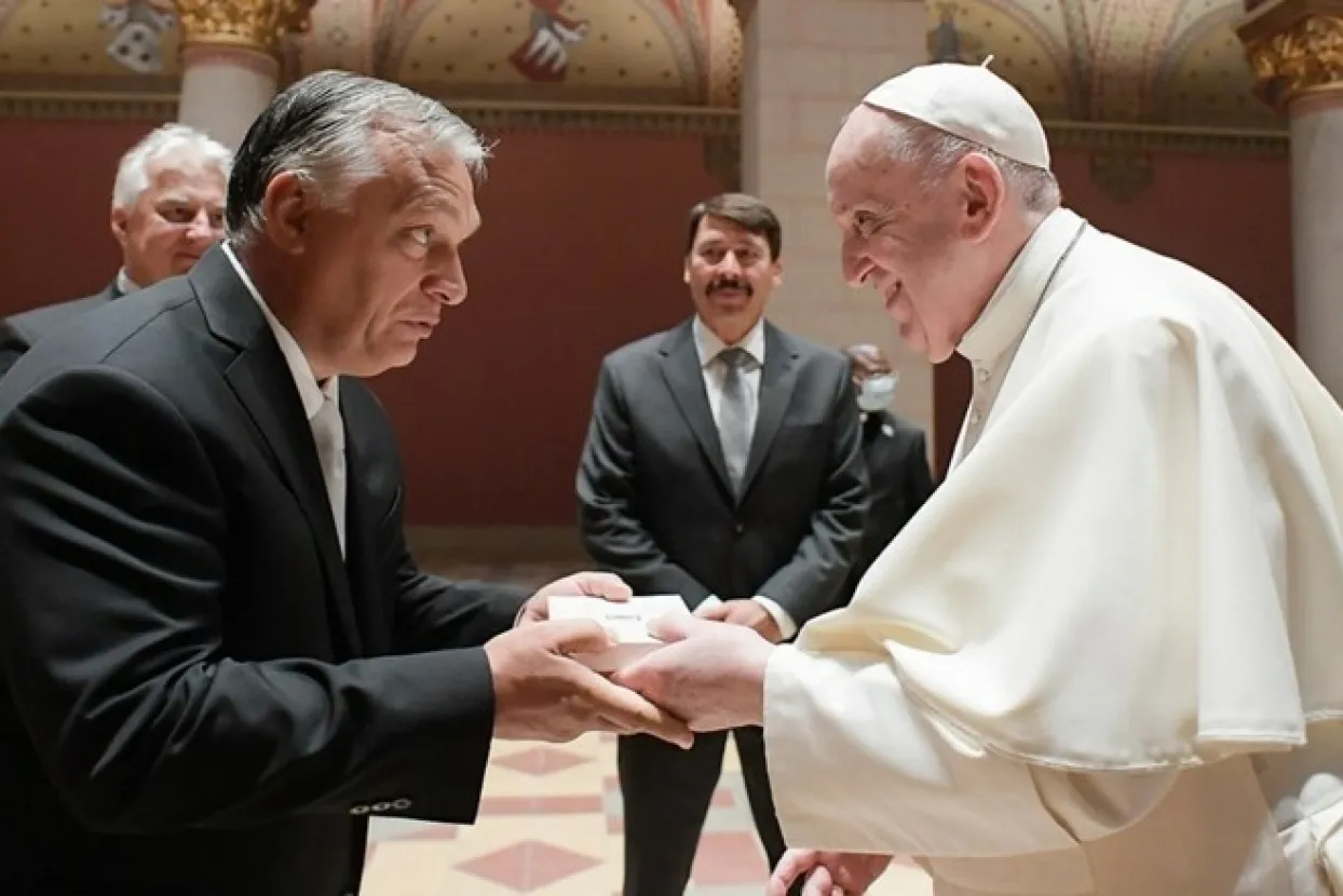 Papa Franjo i Viktor Orban