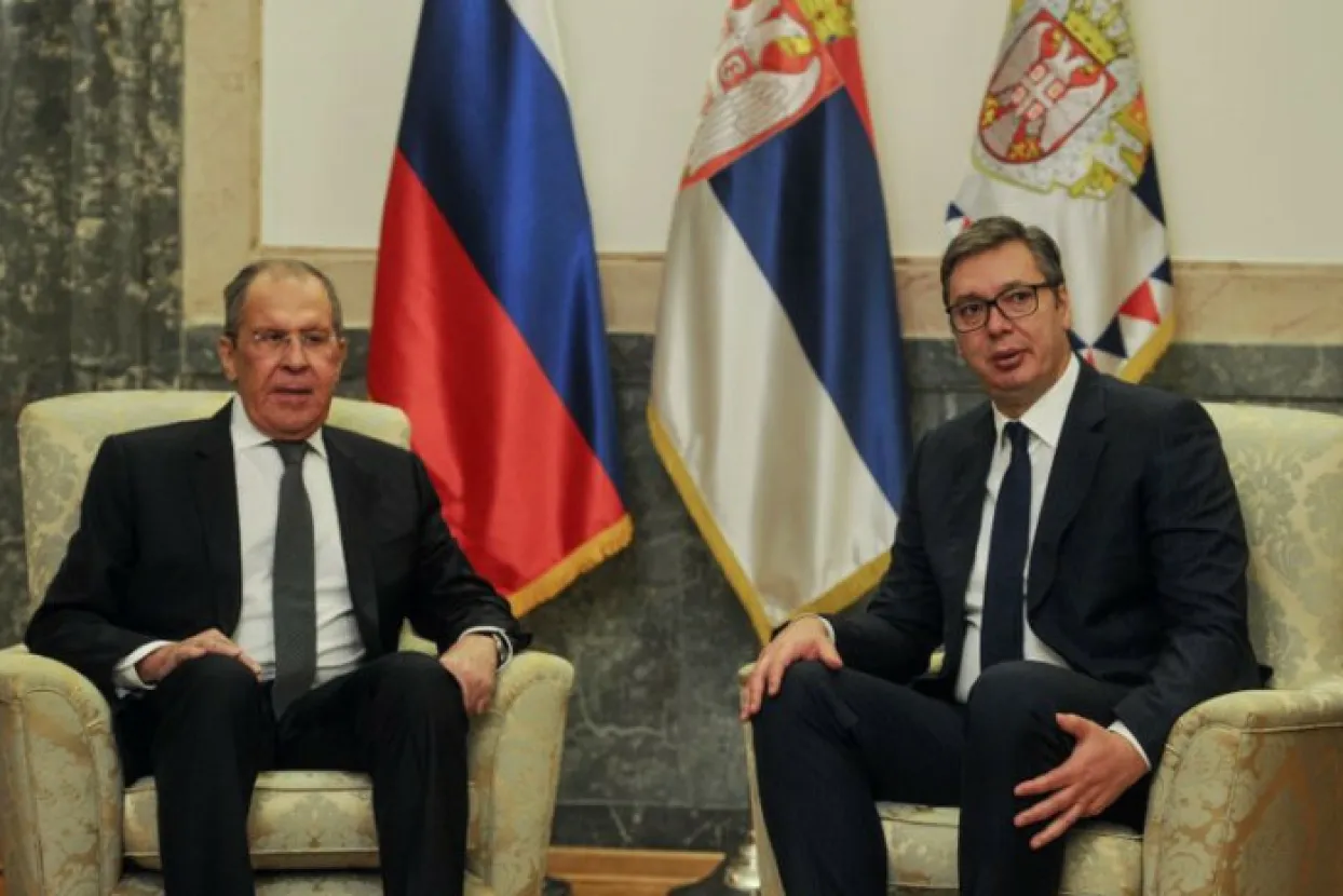 Sergej Lavrov i Aleksandar Vučić