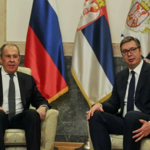 Sergej Lavrov i Aleksandar Vučić