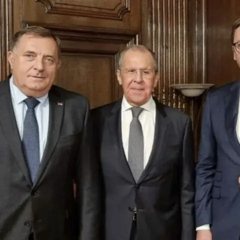 Dodik, Lavrov i Vučić