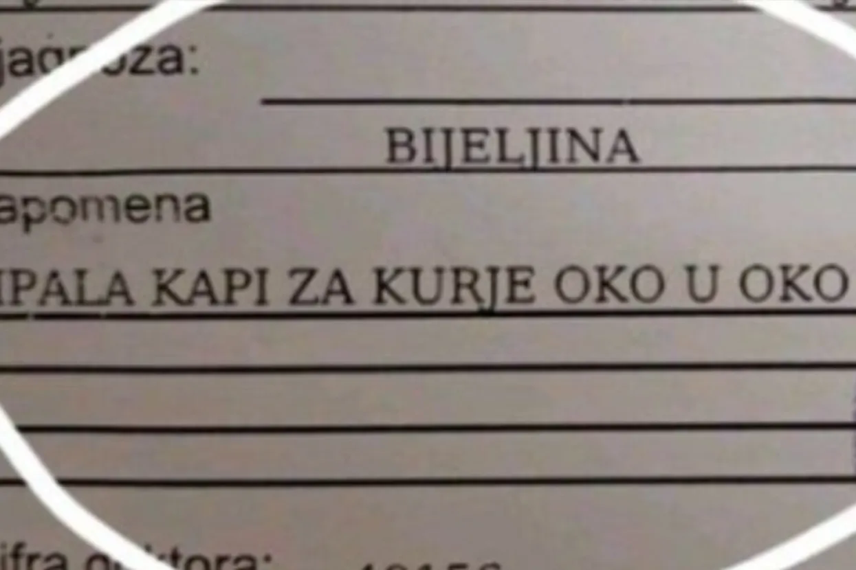 Osvanulo liječničko izvješće zbog kog ljudi vrište od smijeha