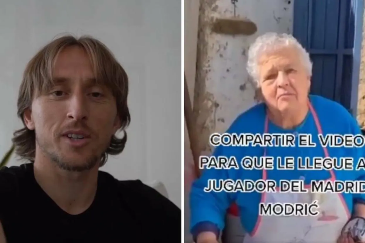 Luka Modrić iznenadio bakicu