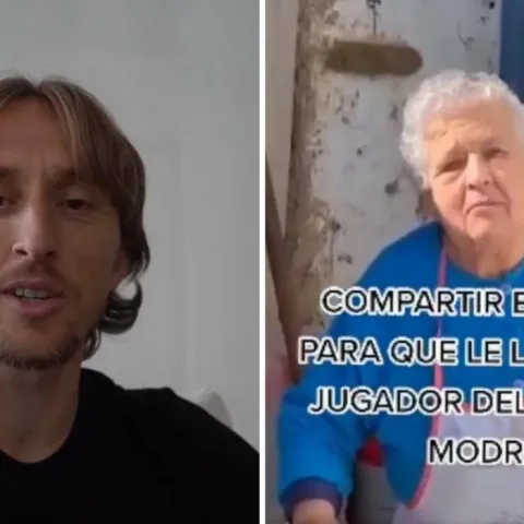 Luka Modrić iznenadio bakicu