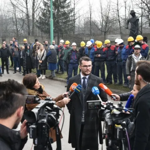 UPFBiH organiziralo štrajk upozorenja zbog povećanja cijene električne energije