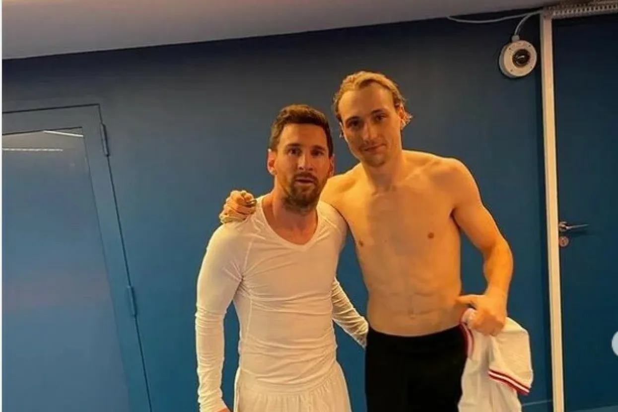 Lionel MEssi i Lovro Majer