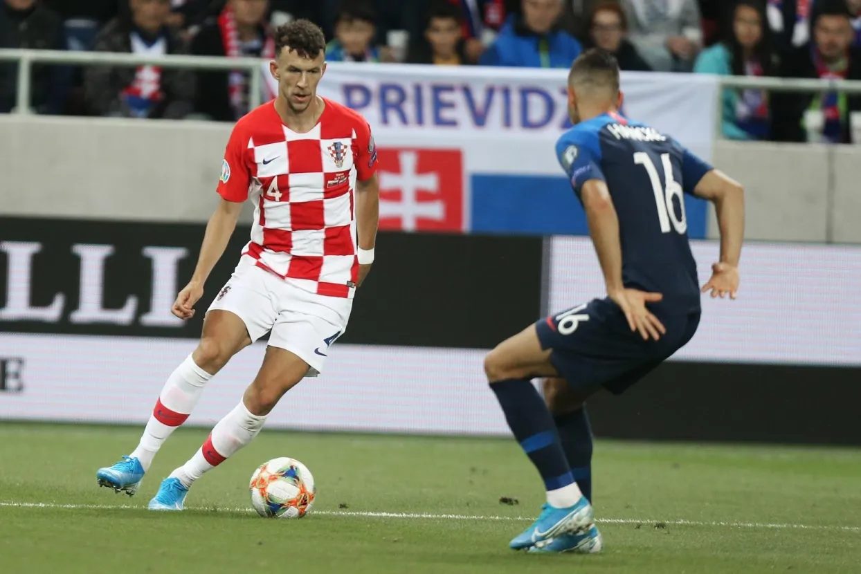 06.09.2019., stadion Anton Malatinsky, Trnava, Slovacka - Kvalifikacijska utakmica za Europsko prvenstvo, skupina E, 4. kolo, Slovacka - Hrvatska. Ivan Perisic Photo: Davor Javorovic/PIXSELL