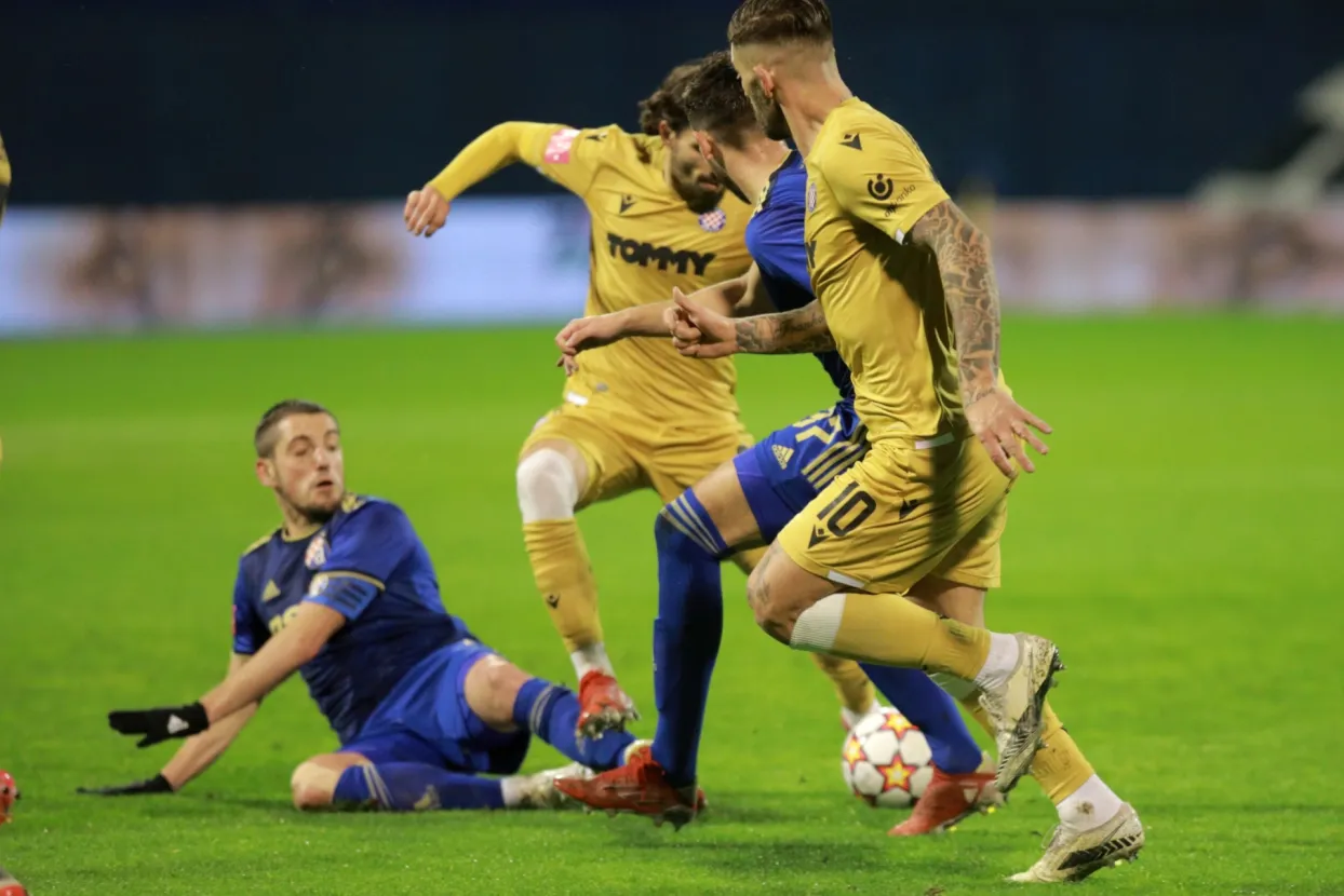 Zagreb,5.12.2021. - Utakmica 18. kola Prve HNL Dinamo - Hajduk.foto HINA/ Tomislav PAVLEK/ tp