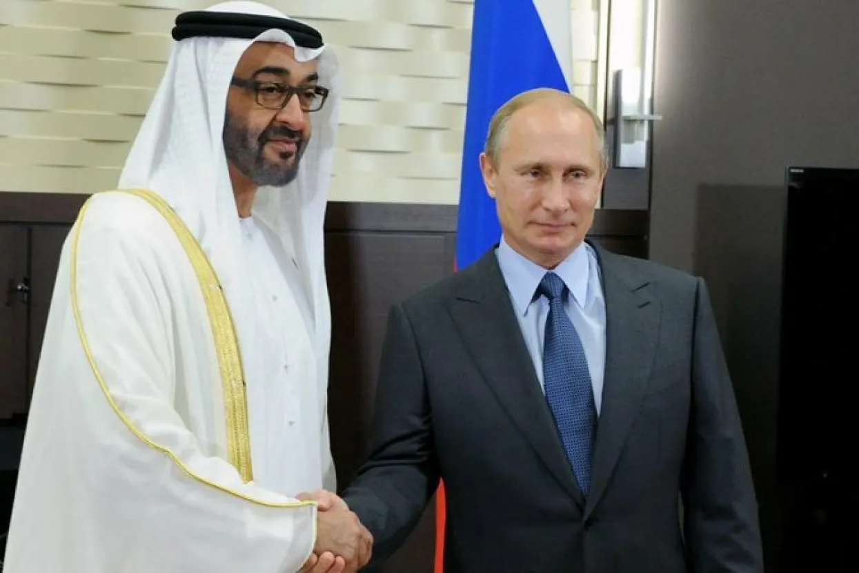 Mohammed bin Zayed Al Nahyan i Vladimir Putin