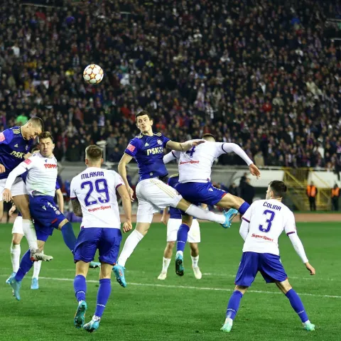 12.03.2022., stadion Poljud, Split - Hrvatski Telekom Prva liga, 27. kolo, HNK Hajduk - GNK Dinamo. Photo: Miroslav Lelas/PIXSELL