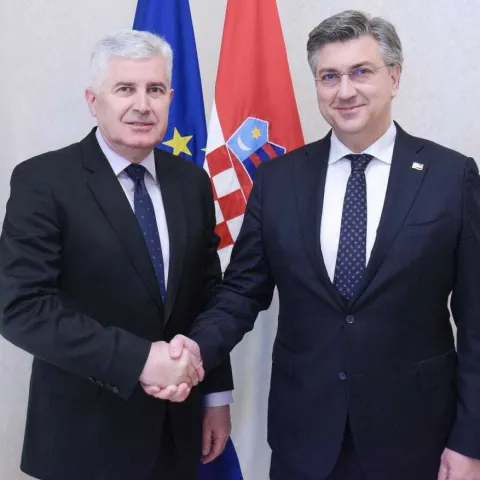 Dragan Čović i Andrej Plenković