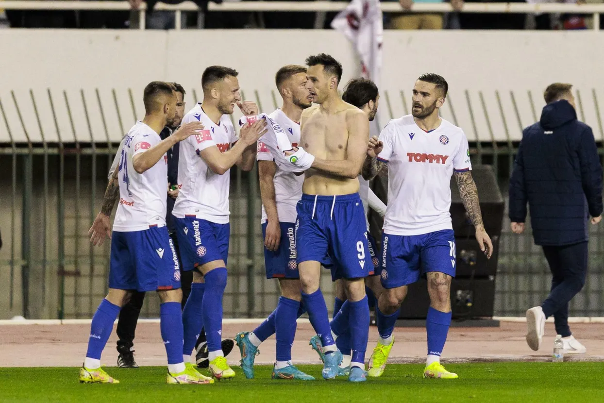 20.04.2022., Stadion Poljud, Split - Hrvatski Telekom Prva liga, 09. kolo, HNK Hajduk - GNK Dinamo. Photo: Miroslav Lelas/PIXSELL