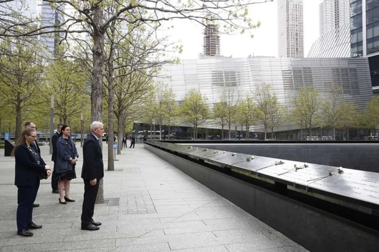 Šefik Džaferović u New Yorku