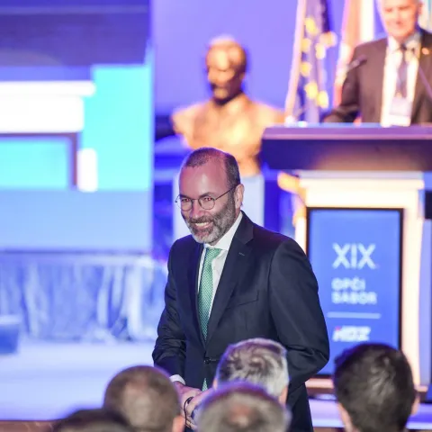 11.06.2022., Zagreb - 19. Opci sabor HDZ-a. Manfred Weber