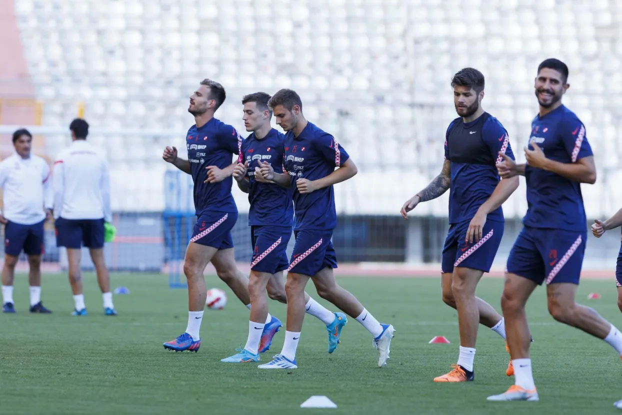 08.06.2022., Stadion Poljud, Split - Trening Hrvatske nogometne reprezentacije na Poljudu.
Photo: Miroslav Lelas/PIXSELL