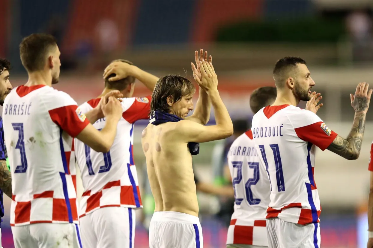 06.06.2022., stadion Poljud, Split - UEFA Liga nacija, Liga A, skupina 1, 2. kolo, Hrvatska - Francuska. Luka Modric