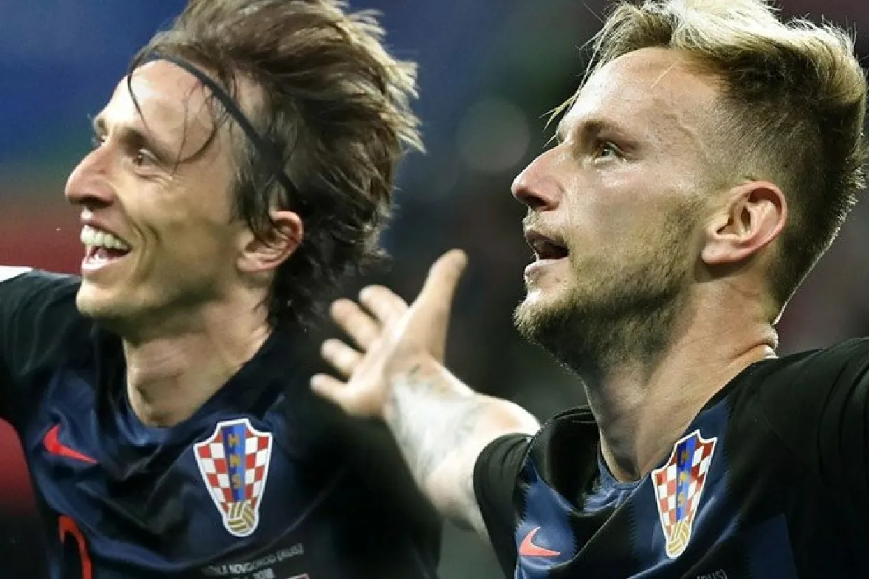 Luka Modrić i Ivan Rakitić