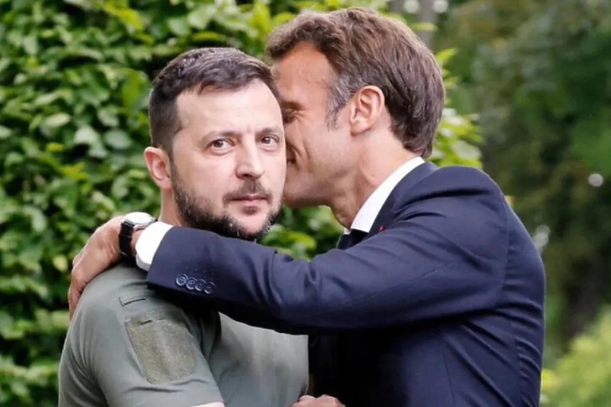 Zelenski i Macron