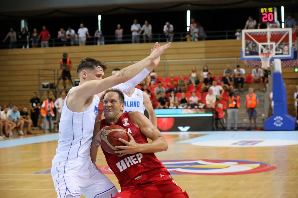 03.07.2022., Rijeka - Dvorana Zamet.FIBA kvalifikacijska utakmica za Svjetdsko prvenstvo u kosarci, Hrvatska - Finska Photo: Goran Kovacic/PIXSELL