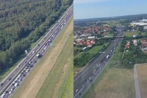 Kilometarske kolone u smjeru mora, MUP RH objavio zračne snimke