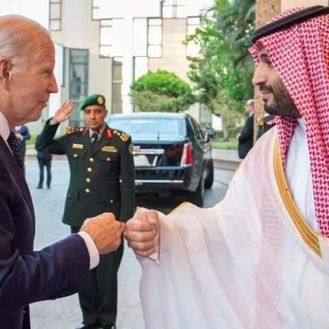 Joe Biden i Mohamed bin Salman