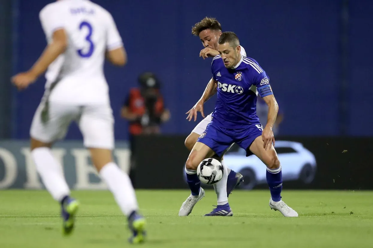 19.07.2022., stadion Maksimir, Zagreb - Prva utakmica 2. pretkola UEFA Lige prvaka GNK Dinamo - FC Shkupi 1927.
Arijan Ademi. Photo: Igor Kralj/PIXSELL