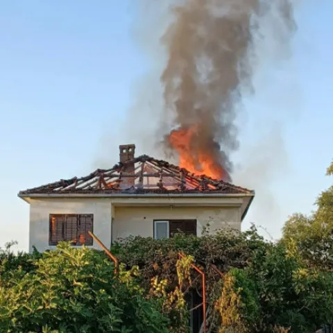 Izgorjela kuća kod Ljubuškog