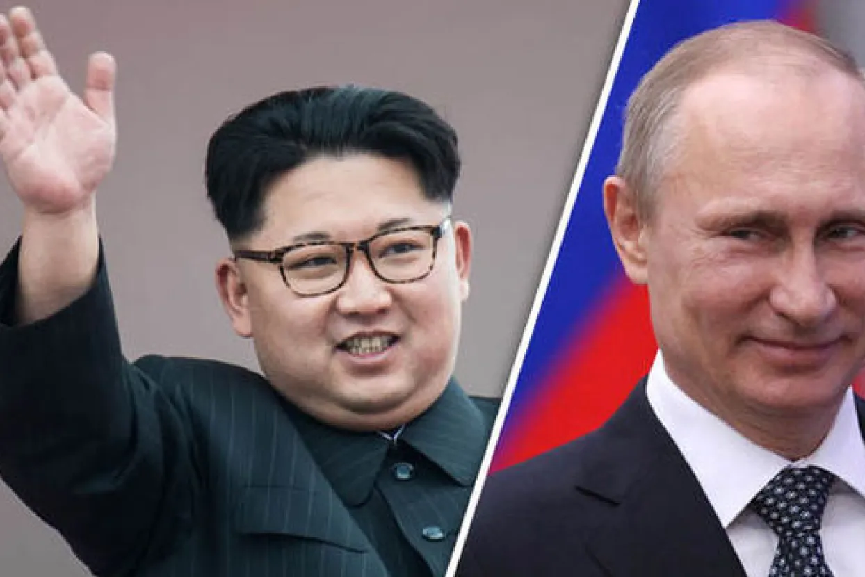 Kim Jong Un i Vladimir Putin