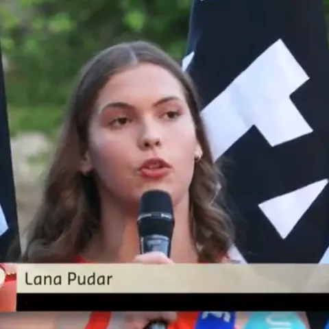 Doček Lane Pudar u Mostaru