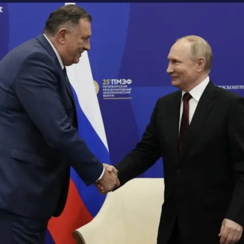 Milorad Dodik i Vladimir Putin