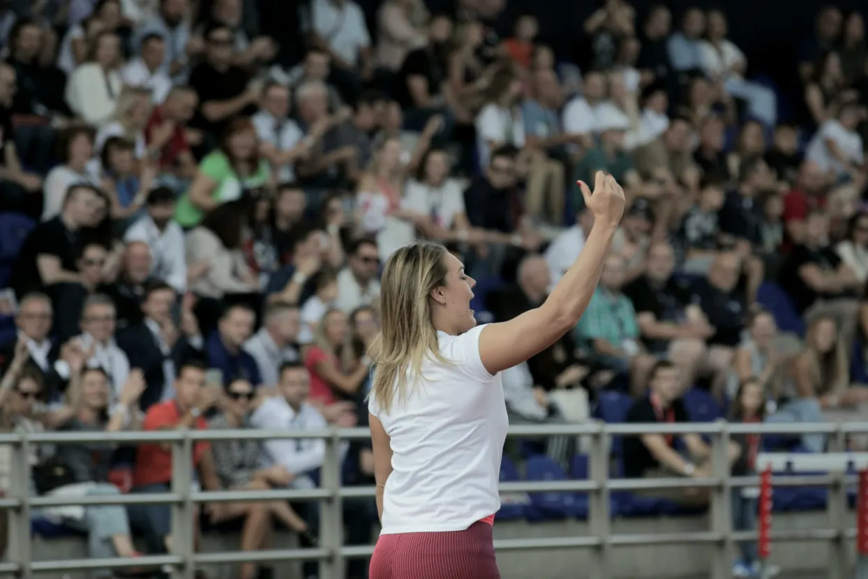 Zagreb,11.09.2022.- Međunarodni atletski miting &quot;Memorijal Boris Hanžeković&quot;.Na lici Sandra Perović.foto