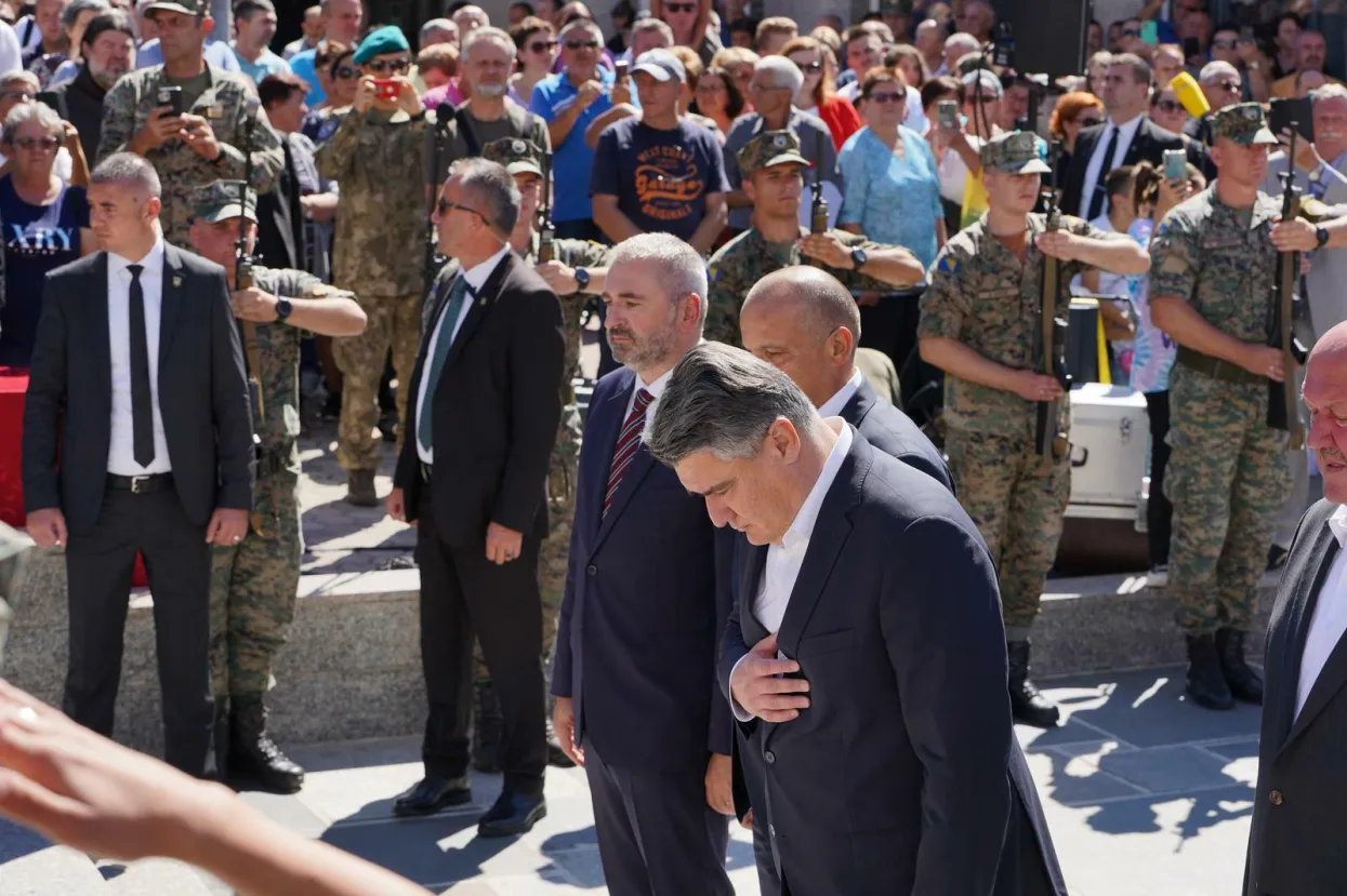 13.09.2022., Jajce, Bosna i Hercegovina - Obiljezavanje 27. obljetnice VRO &quot;Maestral&quot; i oslobodjenja Jajca. Zoran Milanovic. Photo: Dejan Rakita/PIXSELL