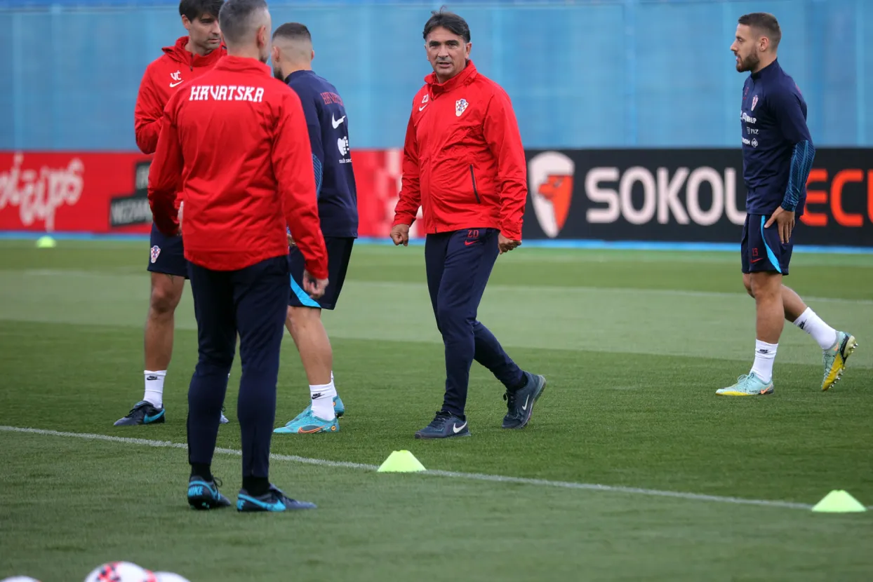 Zagreb, 21.9.2022 - Trening Hrvatske nogometne reprezentacije uoči utakmice s Danskom. Na slici Zlatko Dalić.