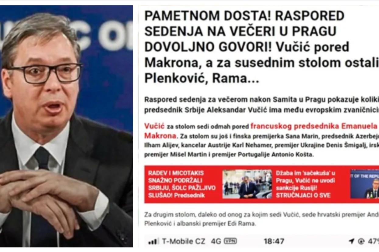 Vučićev tabloid slavi &quot;pobjedu&quot;