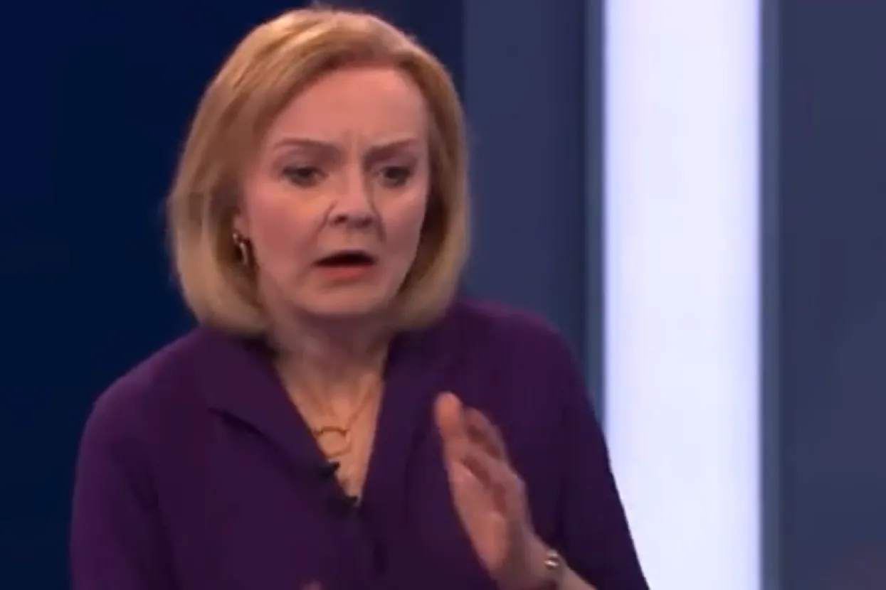 Liz Truss nakon pada voditeljice