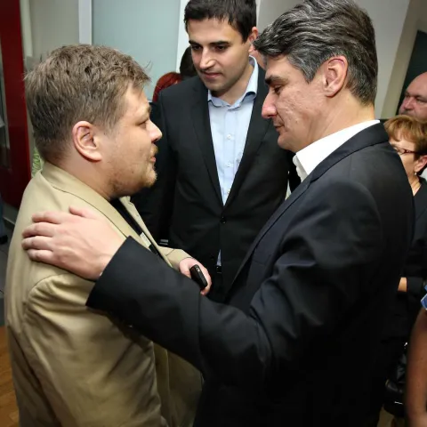 12.05.2012., Zagreb - Ivan Račan i Zoran Milanović