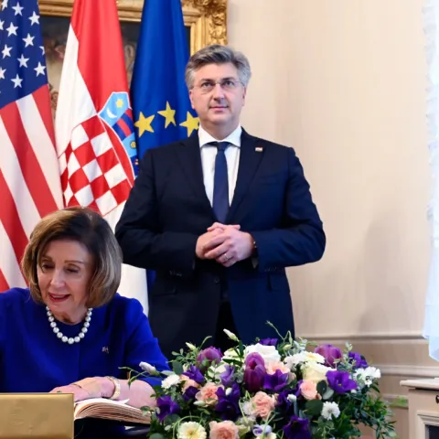 Nancy Pelosi i Andrej Plenković