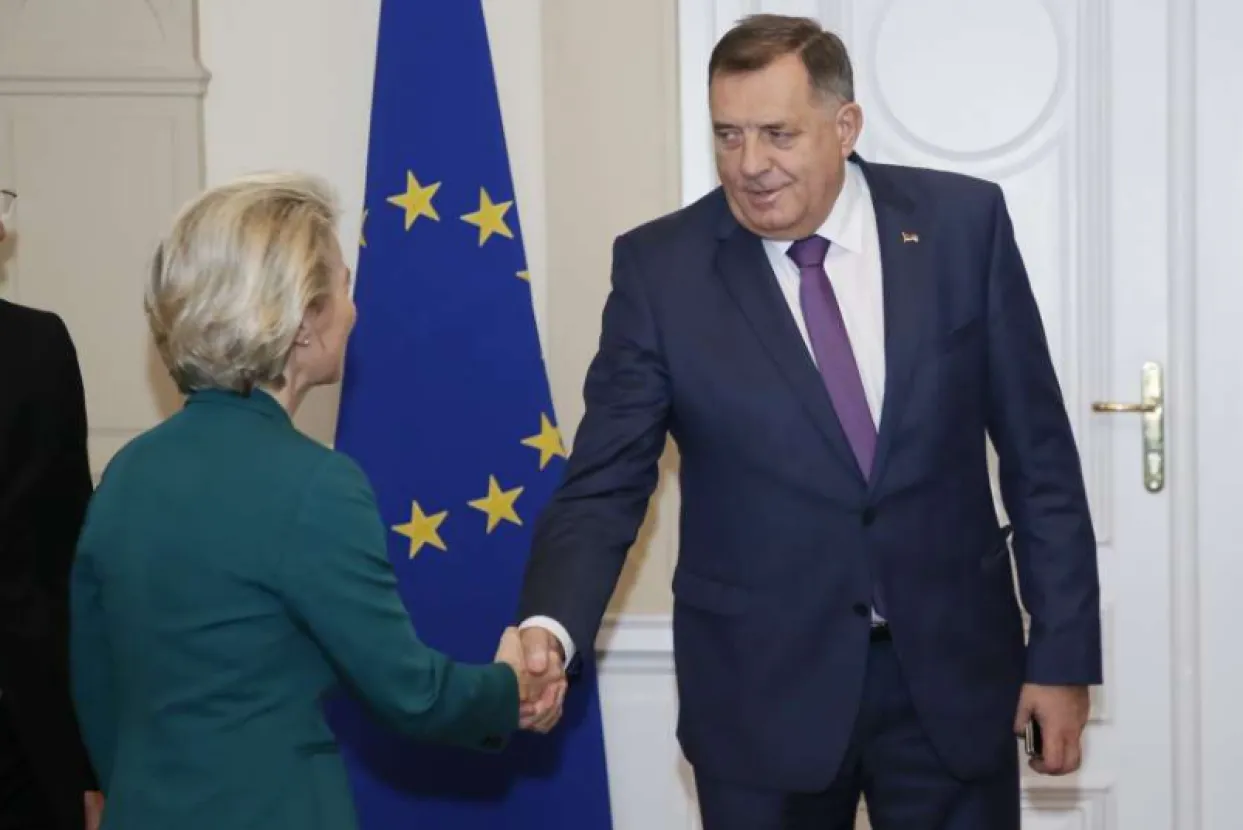 Ursula von der Leyen i Milorad Dodik