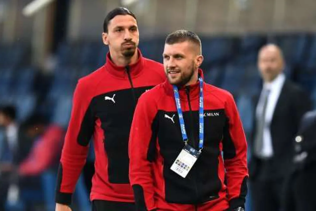 Zlatan Ibrahimović i Ante Rebić