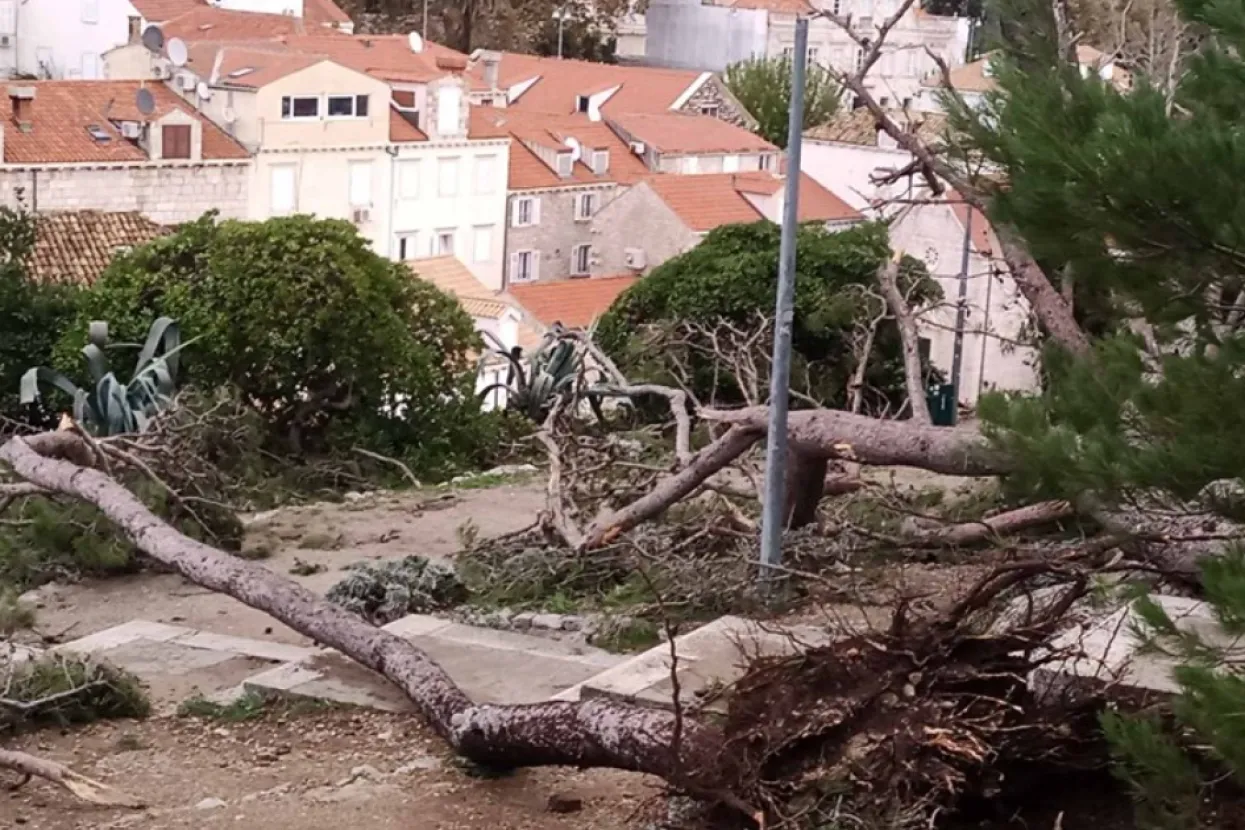 Nevrijeme u Dubrovniku