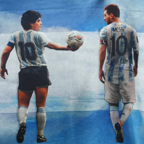 Diego Maradona i Lionel Messi