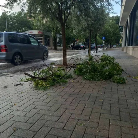 Jako olujno nevrijeme zahvatilo Mostar