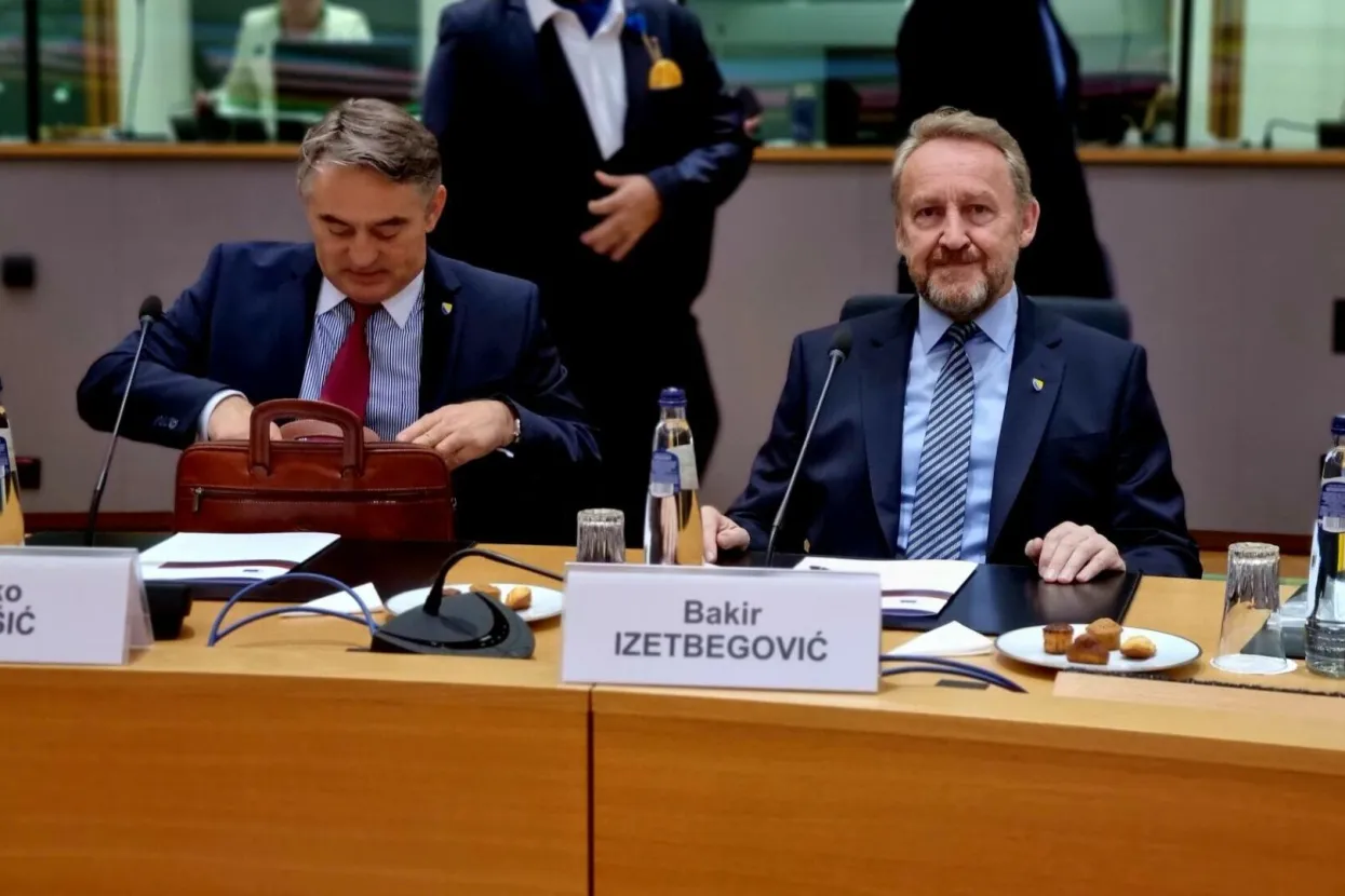 Komšić i Izetbegović u Bruxellesu