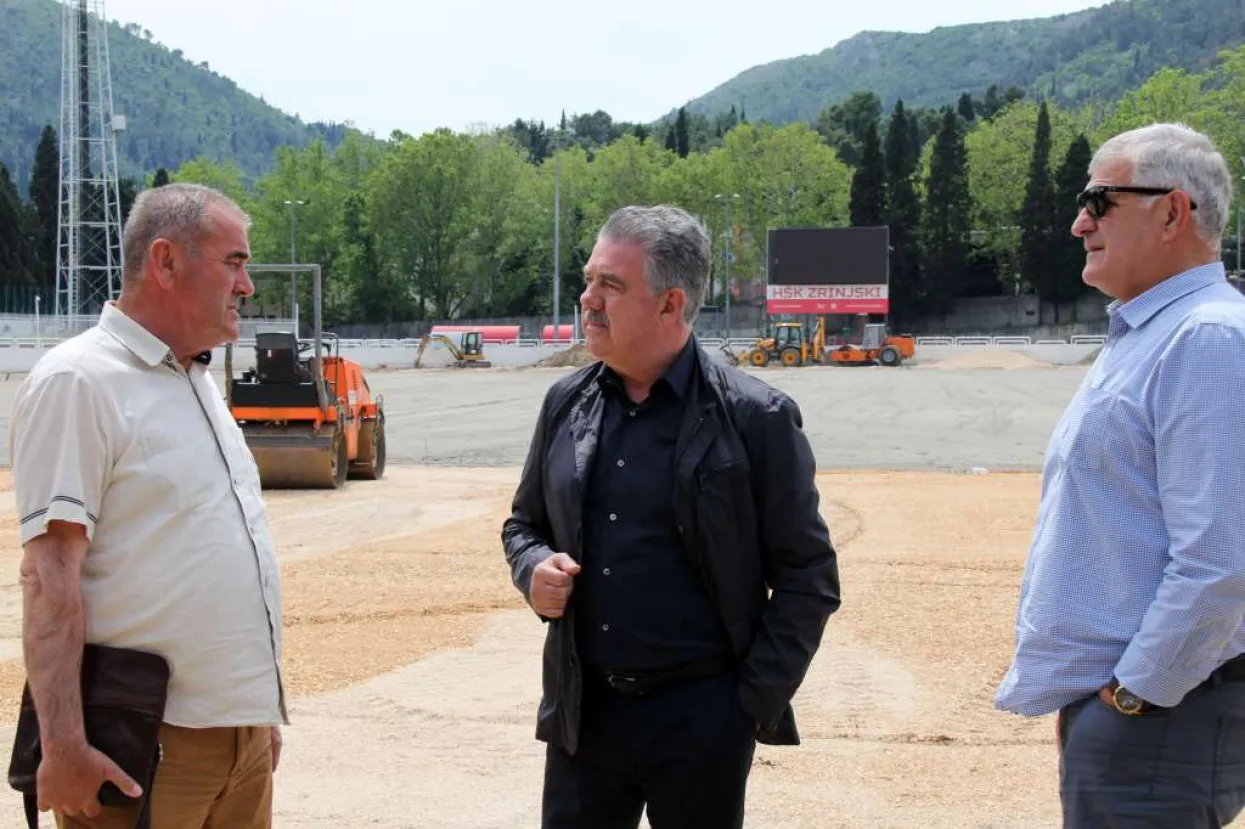 Herceg obišao radove na stadionu Zrinjskog