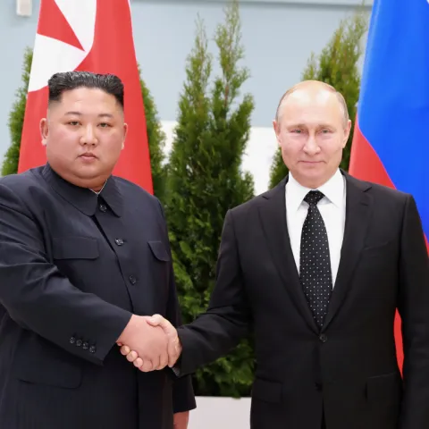 Kim Jong Un i Vladimir Putin