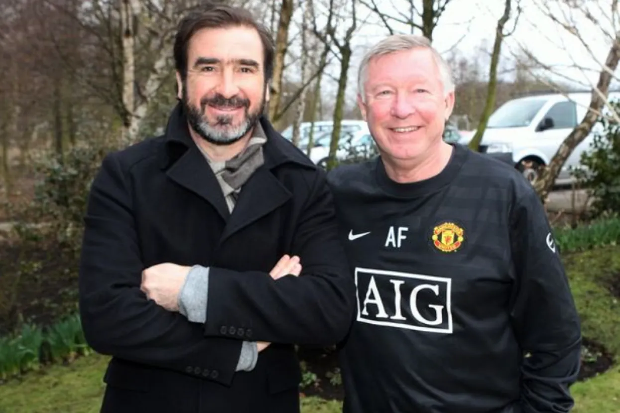 Eric Cantona i Alex Ferguson