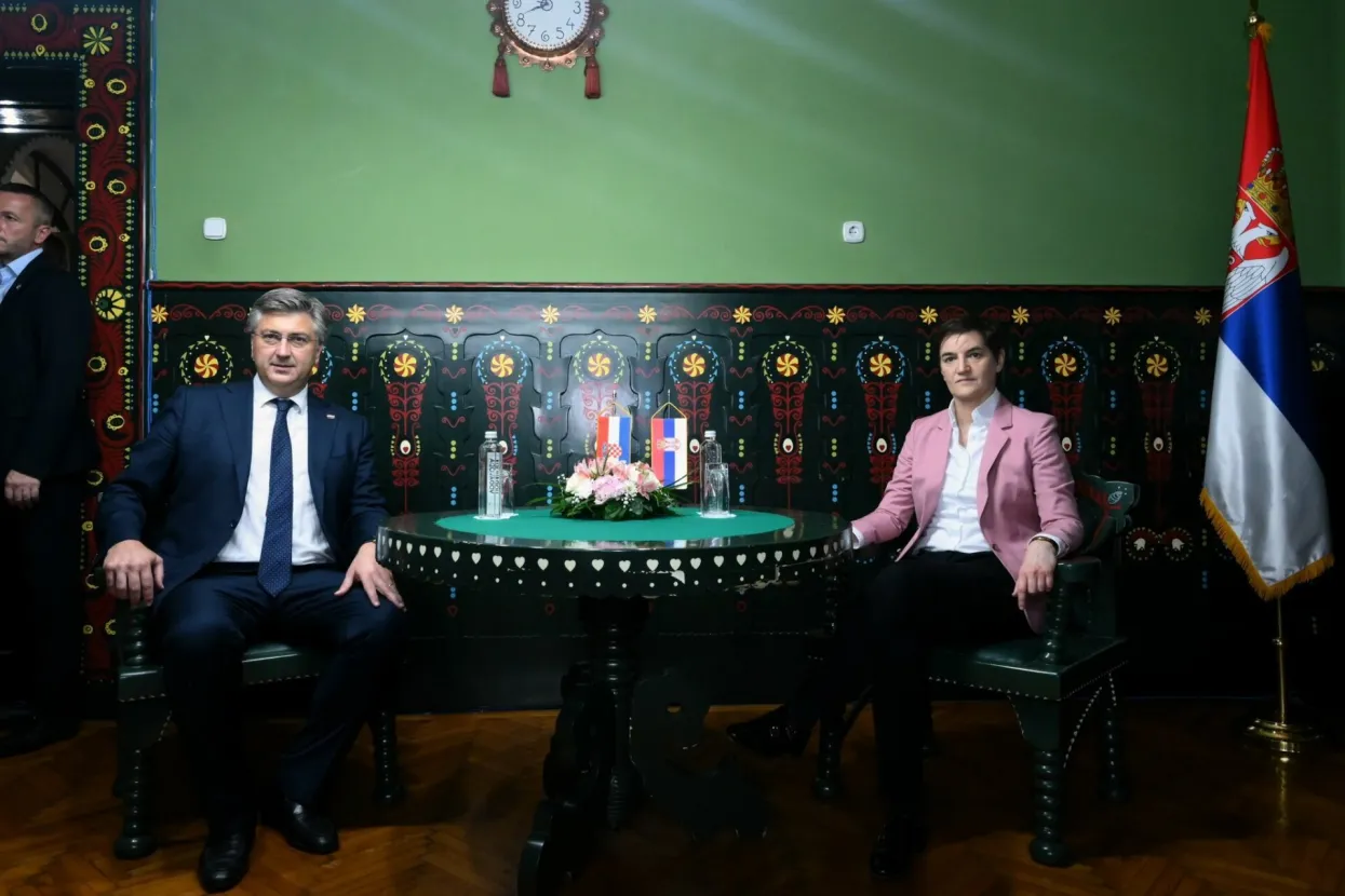 Andrej Plenković i Ana Brnabić