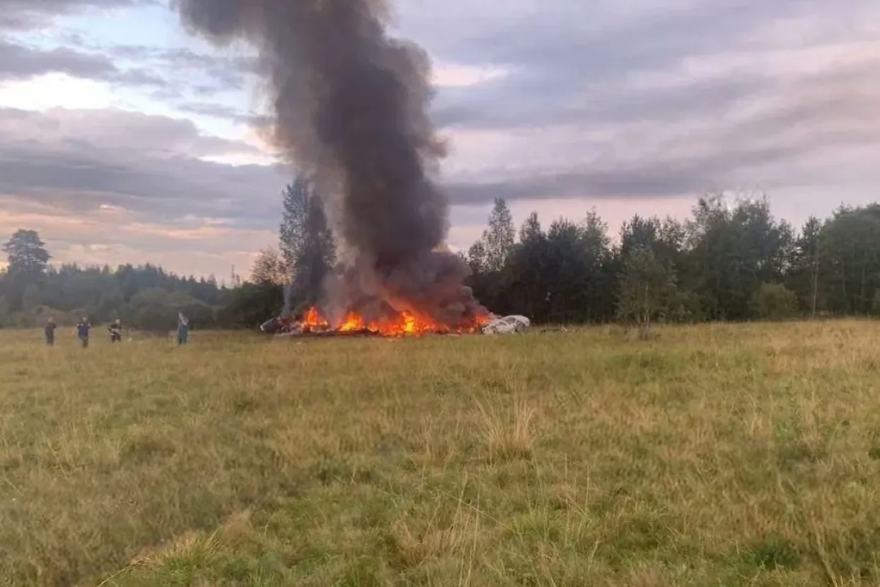 Pad Prigožinovog aviona