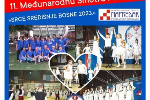 U Busovači smotra folklora 'Srce Središnje Bosne 2023.'